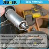 JEUCLEL 10.6-Inch Push through Ratchet, 1/2" Drive, 7.5° return angle,