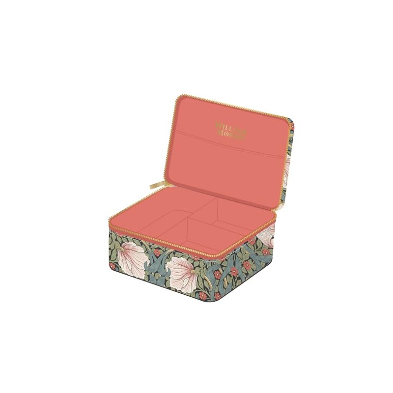 Portico Designs Ltd William Morris Pimpernel Travel Jewellery Case, size