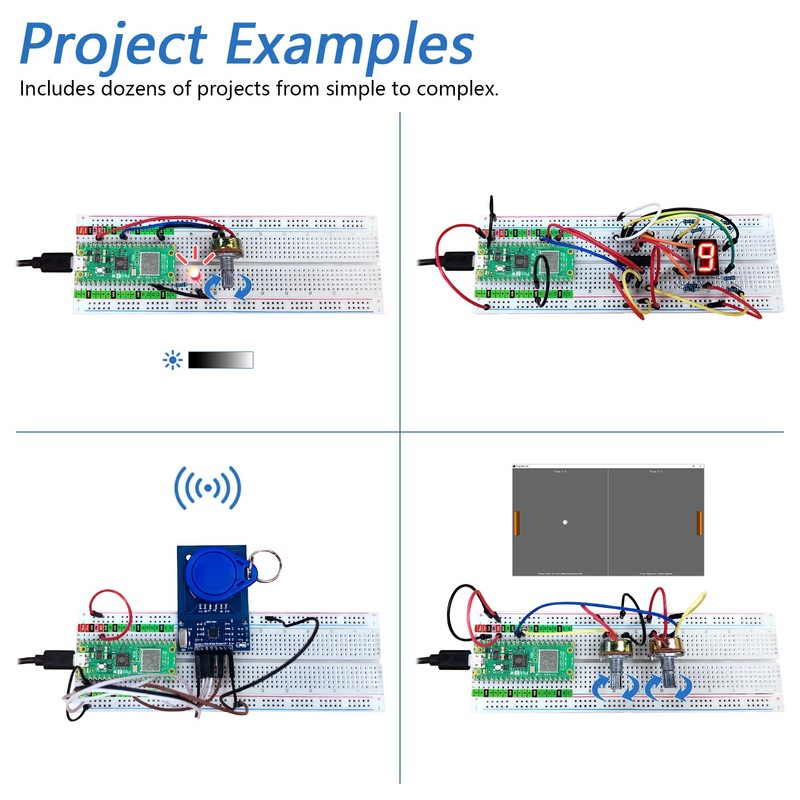 Freenove Ultimate Starter Kit for Raspberry Pi Pico 2 W