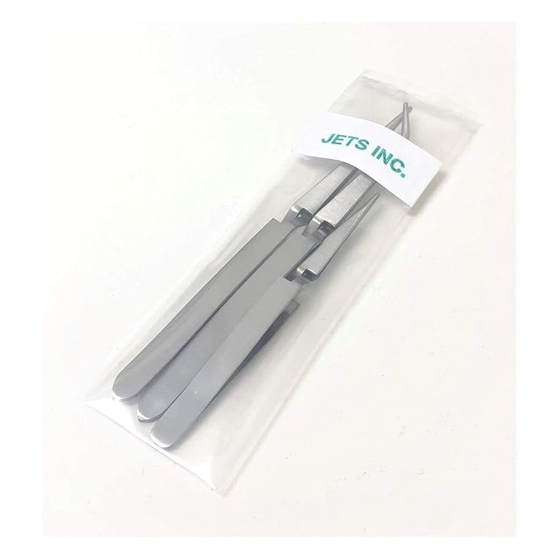 Cross Lock Tweezers Set 3 Cross Locking Soldering Self Closing
