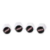 XDG 4Pcs Valve Stem Air Caps Red SS Logo Car