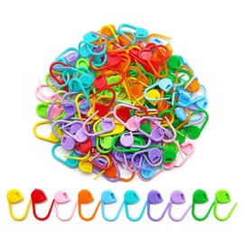 ZZLBZN 300Pcs Knitting Stitch Markers, Crochet Stitch Marker Knitting Crochet Locking Stitch for Sewing Handmade Crafts Knitting Craft DIY Color Random