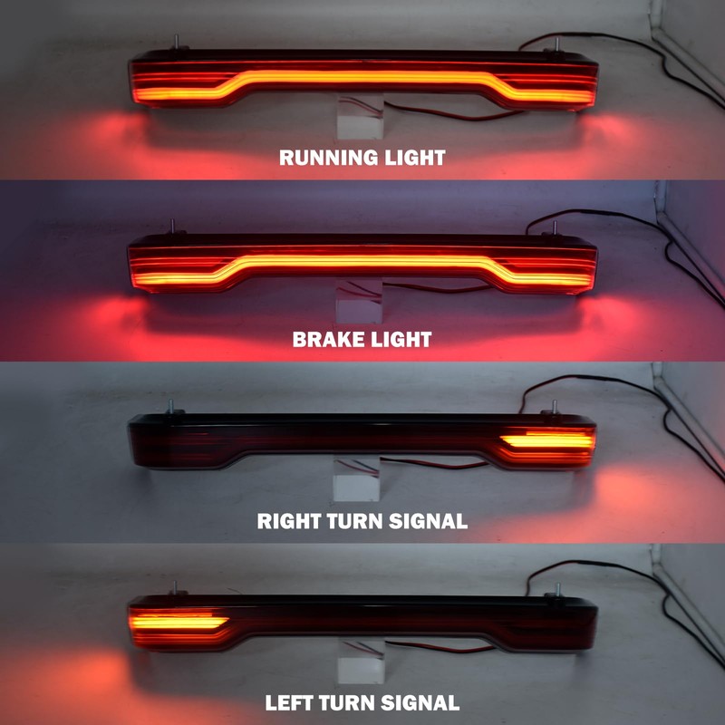 King Tour Pack LED Light Trunk Tail Light Running Brake