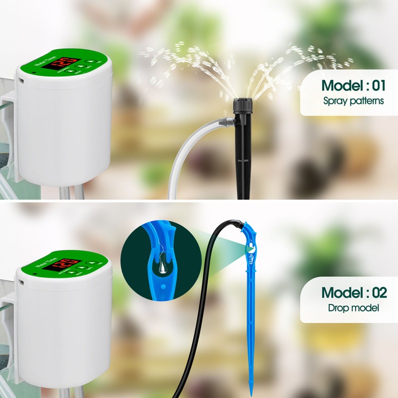 Automatic Watering System Timed Waterer Device Garden Terrace Drip Irrigation