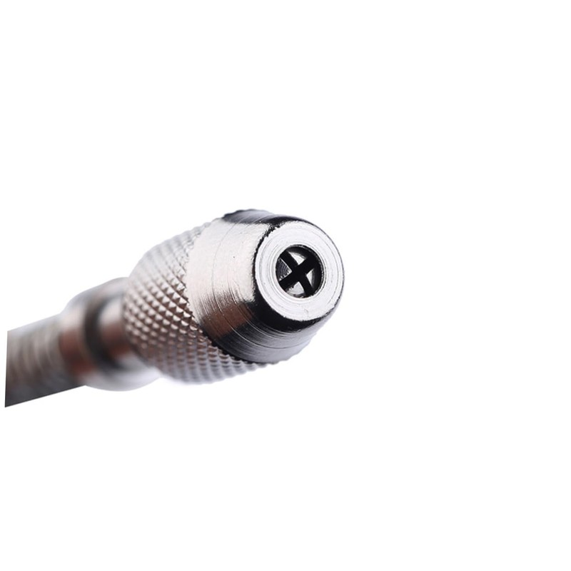 WOONEKY Mini Hand Drill Spiral Bit Semi-auto Pin Vice Drill