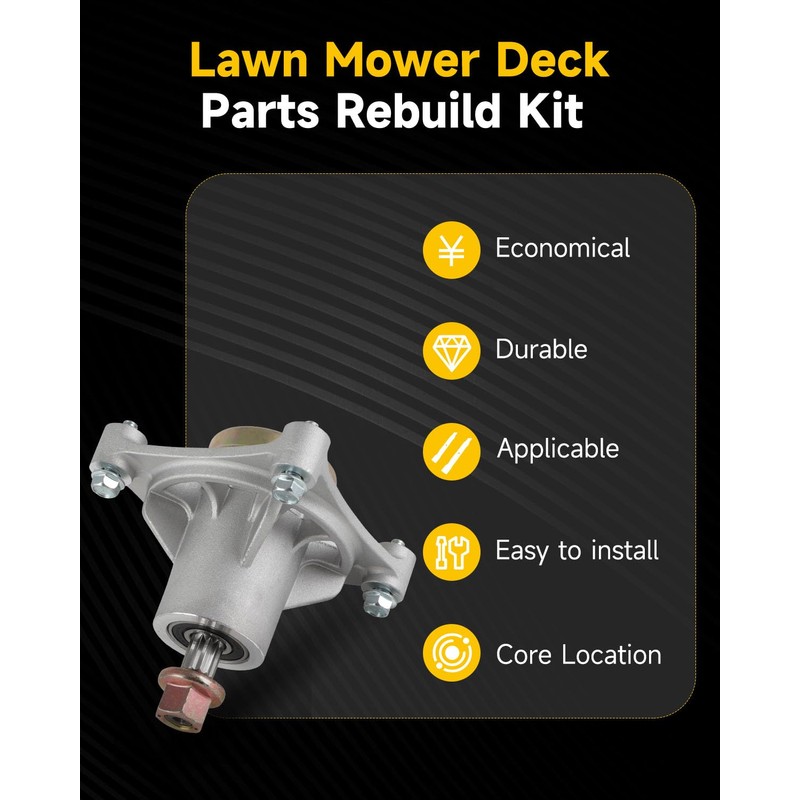 OCPTY Lawn Mower Deck Rebuild Kit 52", Mower Blade Rebuild