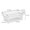 SANNO Chest Freezer Basket Stackable Baskets, Pantry Storage and Organization