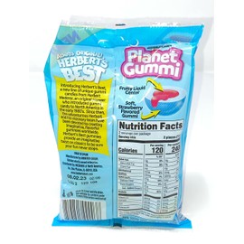 Herbert's Best Strawberry Planet Gummi Candy, 4 Pieces, 37g