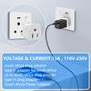 2 Pack South Africa Plug Adapter Type M Adapter for