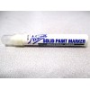 Nissen (00300) 5/16" Medium Bullet Tip White Solid Marker Paint