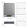 Relaxdays Precision Scales with Weighing Trays, Digital, 0.01 g Steps,