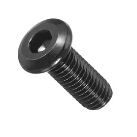 METALLIXITY Flat Head Hex Socket Cap Screws Bolts(M8-1.25x20) 20Pcs, 304 Stainless Steel Hex Socket Furniture Bolts Screws - for Furniture Woodworking Project, Black