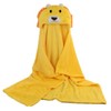 Yellow Lion Infant Flannel Blanket Stuffed Animal Head Baby Blanket