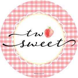 Birthday Galore Sweet One Fruit Party Supplies (Two Sweet Strawberry, 32 Piece)