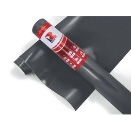 Rvinyl 3M 2080 Series S271 Satin Thunder Cloud Dual Cast Car Wrap Vinyl Film and Controltac Air Release Adhesives - 1ft x 1ft - Bubble Free Sheet Roll for Vehicles, Rims and Signs
