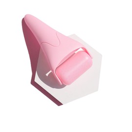 POFET Ice Face Roller Eye Massager for Relaxing Self Care Gifts Skincare Facial Tools Muscles Eliminating Puffiness -Pink