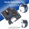 Rhino 4200 Label Tape Compatible with Dymo Rhino White on