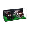 Better Display Cases Acrylic 2 Mini Football Helmet (not Full