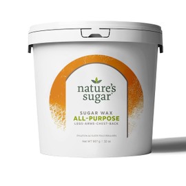Nature's Sugar Nature's Sugar Wax All-Purpose Sugaring Paste for Legs, Back, Arms, Chest - 35oz - Beginner-Friendly Sugar Wax Hair Removal for All Skin Types - Vegan & Cruelty-Free
