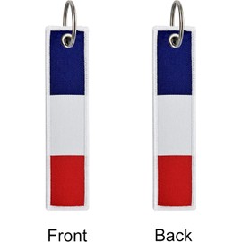 Llavero con bandera de Asia Europa, 3 unidades, para llaves de coche, llaveros de tela, hombres y mujeres