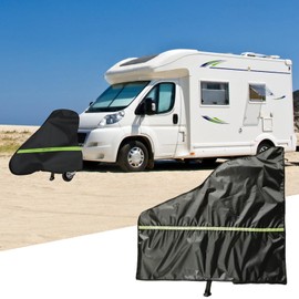 Drawbar Cover, Caravan Universal Cover Trailer Drawbar, Horse Trailer Drawbar Cover, Scratch-Resistant, Waterproof, UV-Resistant 210D, for Caravans and Trailer Types