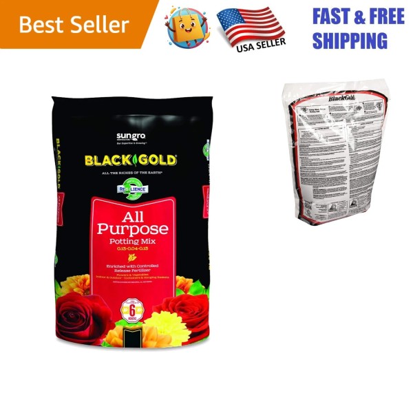 Unbranded 8-Quart Multi-Purpose Potting Soil with Controlled Release Fertilizer
