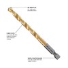 Bosch TI2139IM 3/16 in. Impact Tough™ Titanium Nitride Coated Drill