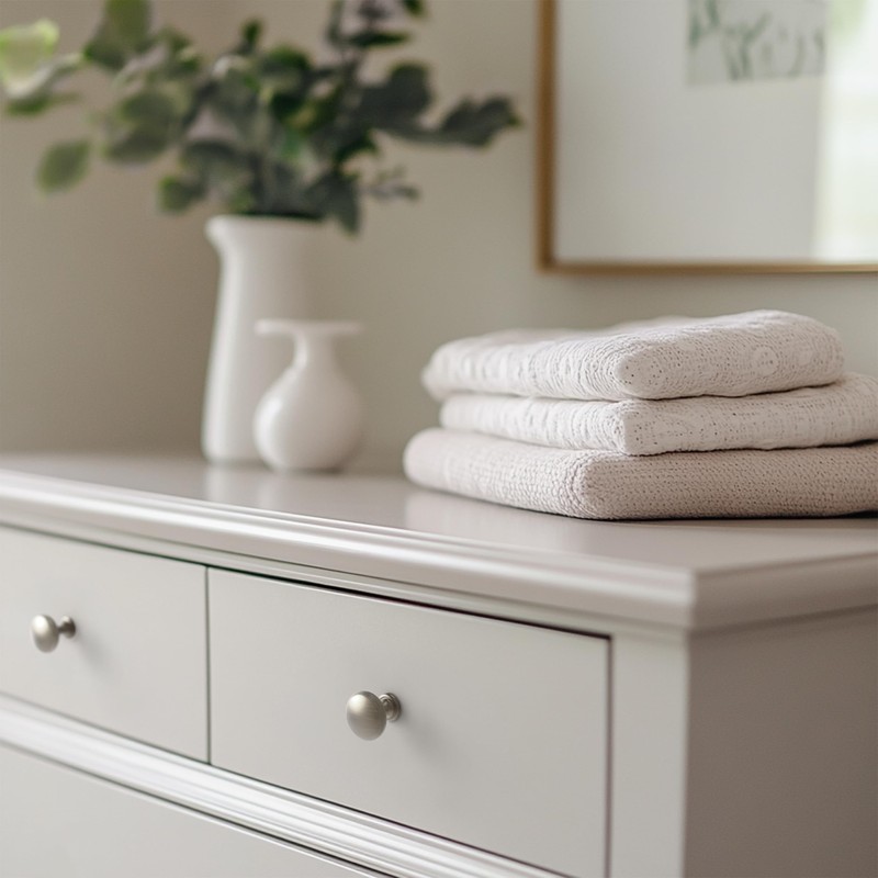 HESTIA HARDWARE 5 Pack | Satin Nickel Cabinet Pulls and