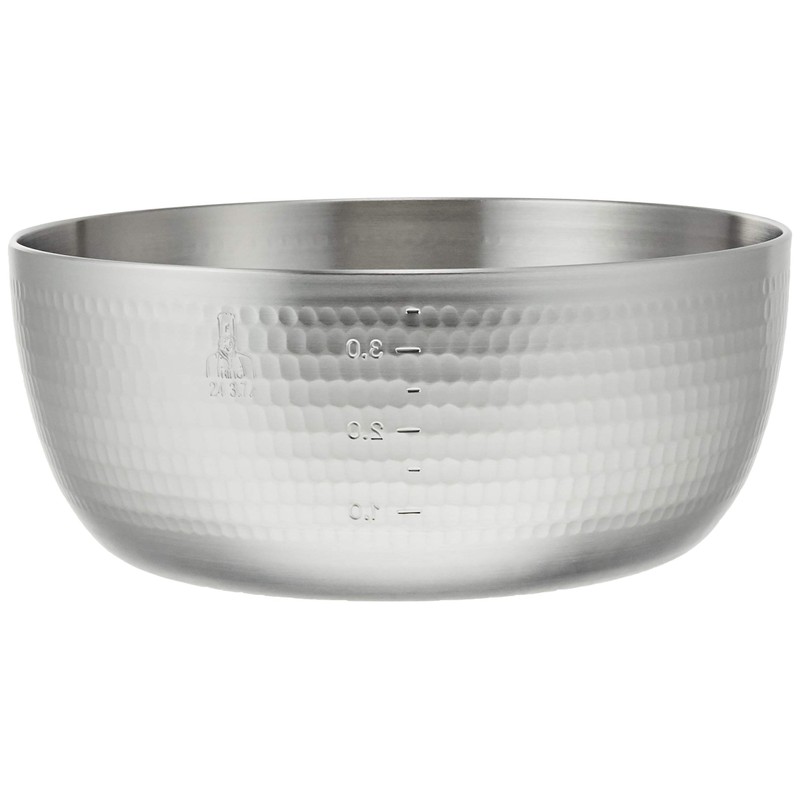 Aluminum 打出 yattoko Pot (with scale) 24 cm