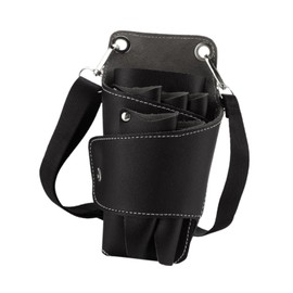 Harilla Scissors Shoulder Bag Barber Bag Large Capacity Multiple Pockets with Waist Belt Scissor Bag Hairdressing Tool Bag