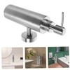 Gatuida Stainless Steel Wall Mounted Manual Soap Dispenser Durable Bathroom