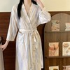 Soft long shower gown night wear