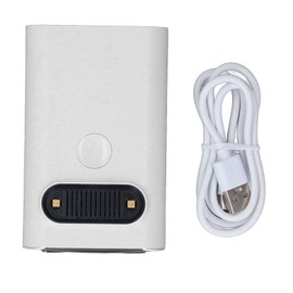 Mini Ozone Air Purifier Odor Removal Efficient Purification Low Noise LED Display Air Purifier for Shoe Cabinet Fridge White