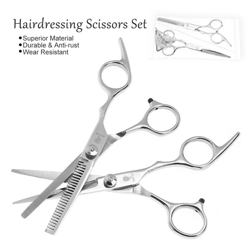 Professional Hair Cutting Thinning Scissors Family Salon Barber Shears Hairdressing