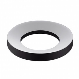 Novatto Solid Brass Vessel Sink Mounting Ring, Matte Black