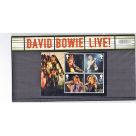 2017 David Bowie Stamps Presentation Pack Pre Issue Date 14 March