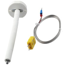 SHUATI Temperature Sensor 0?~1300? Versatile Connector White K-Type Thermocouple Useful High Quality Ceramic Kiln Furnace Probe Muffle Furnace Oven