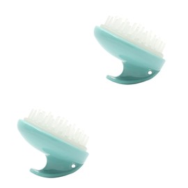 TOVINANNA 2pcs Portable Scalp Brush for Hair Washing Handheld Shampoo Comb for Adults Cleansing and Relaxation Suitable for All Hair Types and Dandruff Control