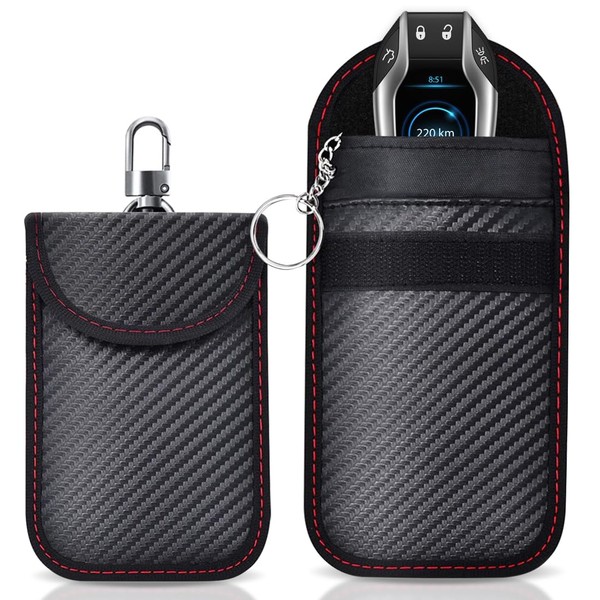 SHSMPXOY 2 PCS Faraday Pouch for car Keys,Faraday Bag,Car Key