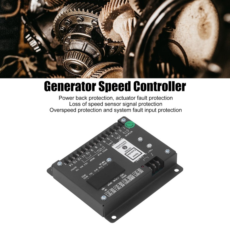 Electronic Generator Speed Controller Panel Diesel Governor Regulator Module 24V