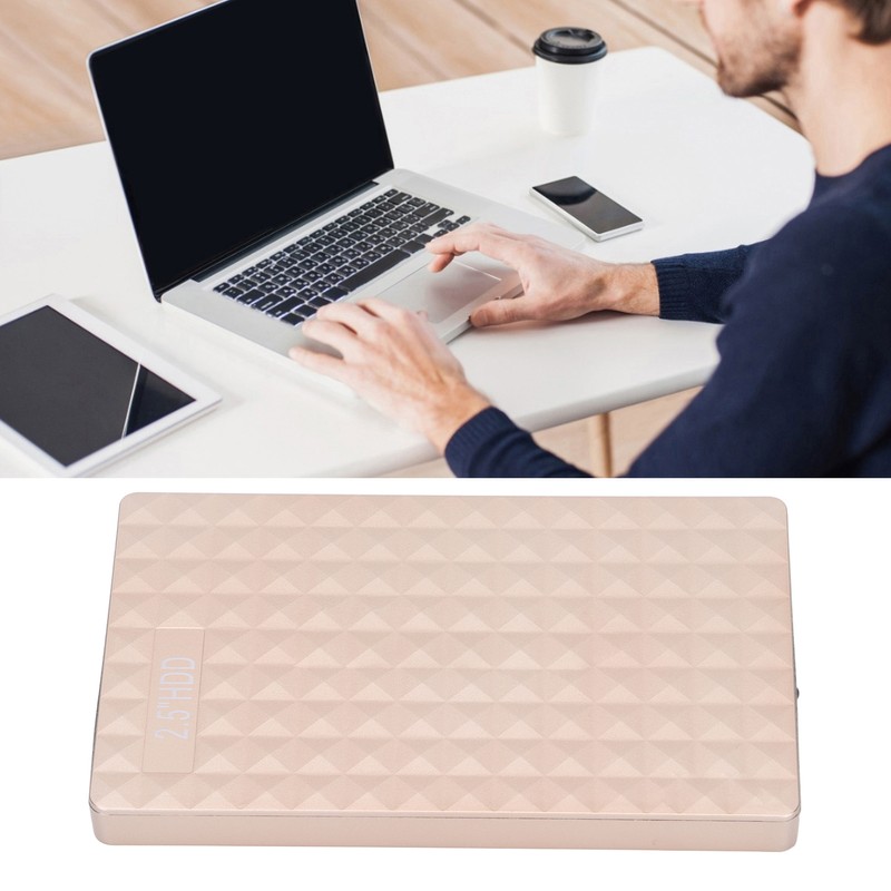BU KING External Drive 2.5in YD0024 Golden Mobile Hard Disk