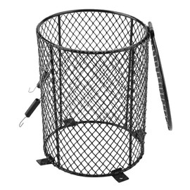 Zerodis Reptile Lamp Cover, Reptile Anti-Scald Lampshade Ceramic Heating Lamp Holder for Spiders Scorpions Lizards (Cylinder)