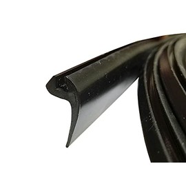 Precision Automotive Precision Windshield Auto Glass Universal Molding Flexible Trim Rubber 26mm 75ft-Conventional Style