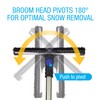 SubZero 80037 60" Quick Lock Pivoting Head Snowbroom with Integrated