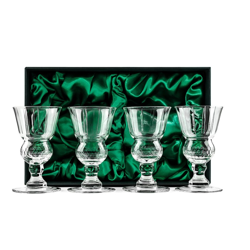 Vintage Crystal Absinthe, Sambuca, Raki, Pastis, Ouzo Glasses | Set
