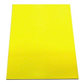 MagFlex® A4 Flexible Matt Yellow Magnetic Sheet for Creating Magnetic Artwork, Signs or Displays - Pack of 10