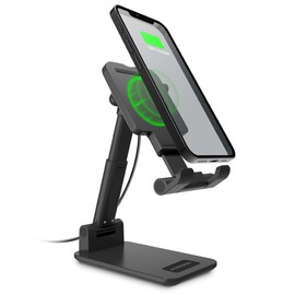 HyperGear - Cargador inalámbrico rápido - Soporte de carga para teléfono celular con indicador de alimentación LED [carga en contacto] Compatibilidad 
