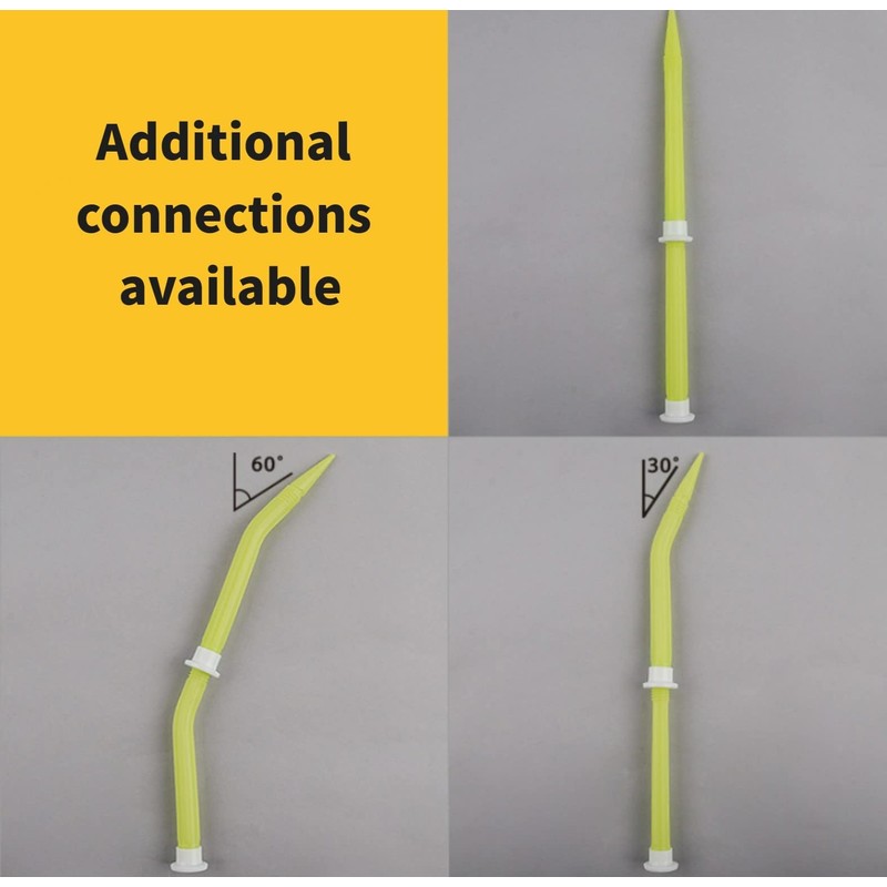 Angle/Long Plastic Nozzle Can be combined and extended, Caulk Applicator