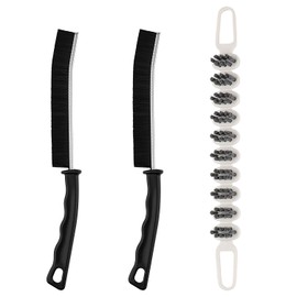 3 PCS Crevice Cleaning Brush, Multifunctional Gap Cleaning Brush Tool, Bendable Cleaning Brush and Sink Drain Overflow Cleaning Brush, Cleaning Tool for Bathrooms Kitchens Ceramic Tiles ﻿