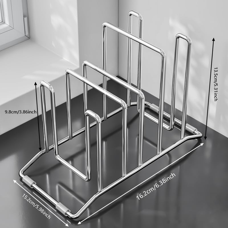 Cutting Board Holder Stainless Steel Wire Chopping Board Stand Cutting